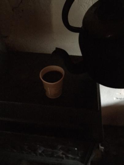 Kaffe på vedovn Kaffe på vedovn