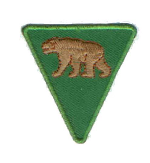 Patruljemerke bamse Patruljemerke bamse
